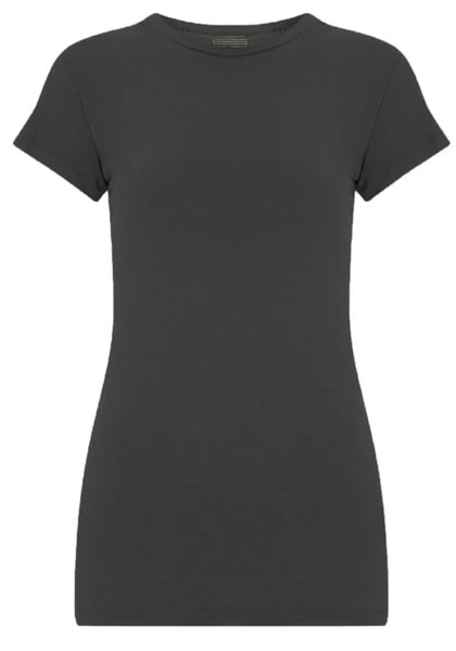 Short Sleeve Perfect Fit Crew Neck - Ink Black