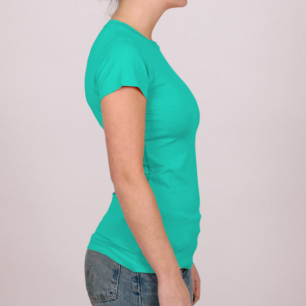 Short Sleeve Perfect Fit Crew Neck - Emerald Green