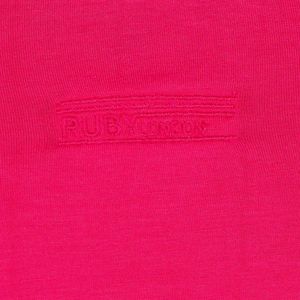 Long Sleeve Perfect Fit V-Neck - Magenta Pink