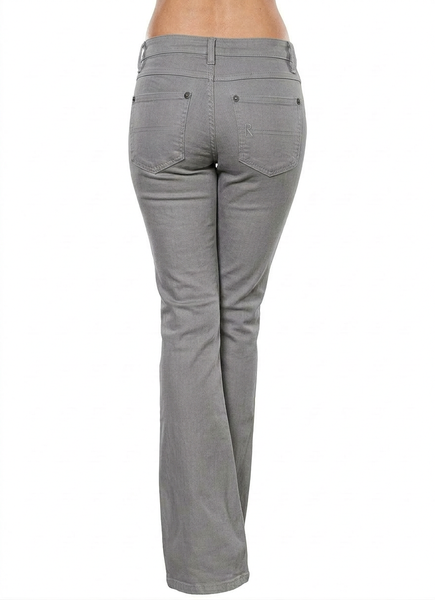 Patty Kick Flare Leg jeans in Ash Grey – women's denim by RubyLondon
