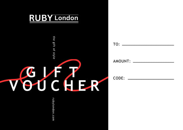 RUBY London Gift Voucher