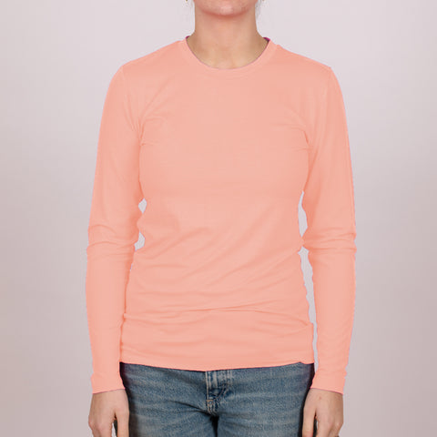 peach color long sleeve shirt