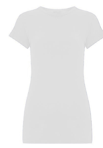Short Sleeve Perfect Fit Crew Neck - Winter White